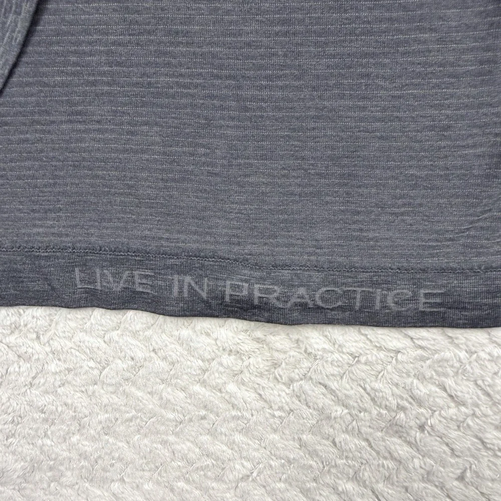 Lululemon Metal Vent Tech 1/2 Zip 2.0 Deep Coal / Black Men's Medium M Stretch